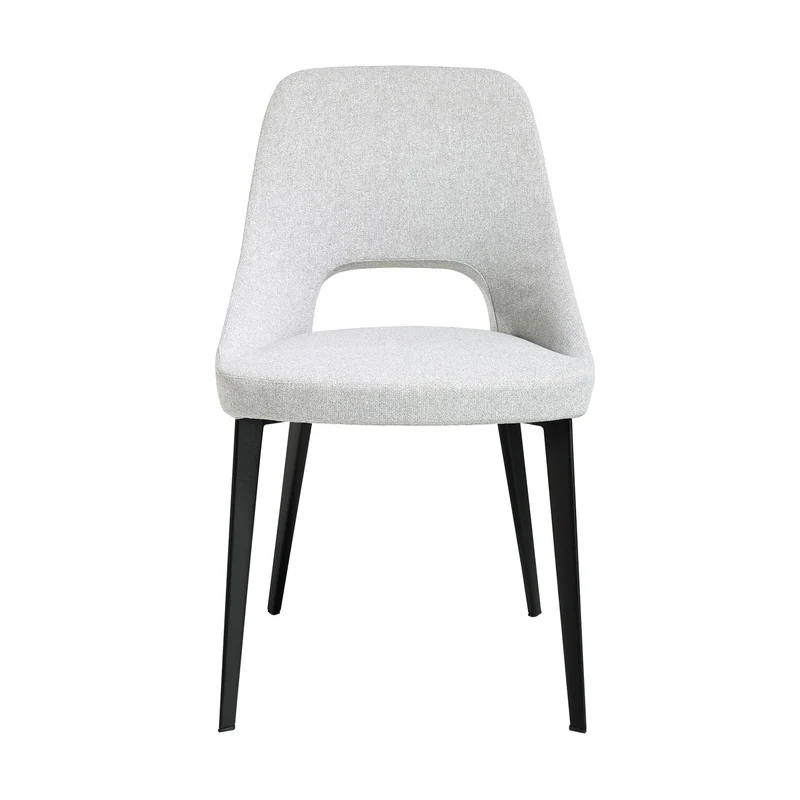 Sedia in tessuto grigio
