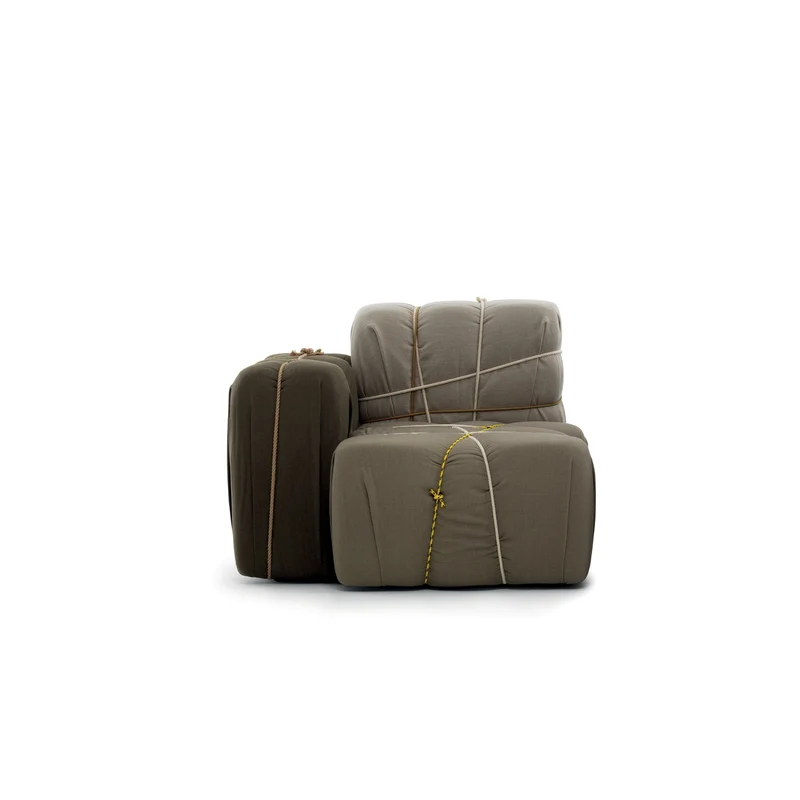 Padded Armchair CONTROPAKKO by Marcantonio for Mogg