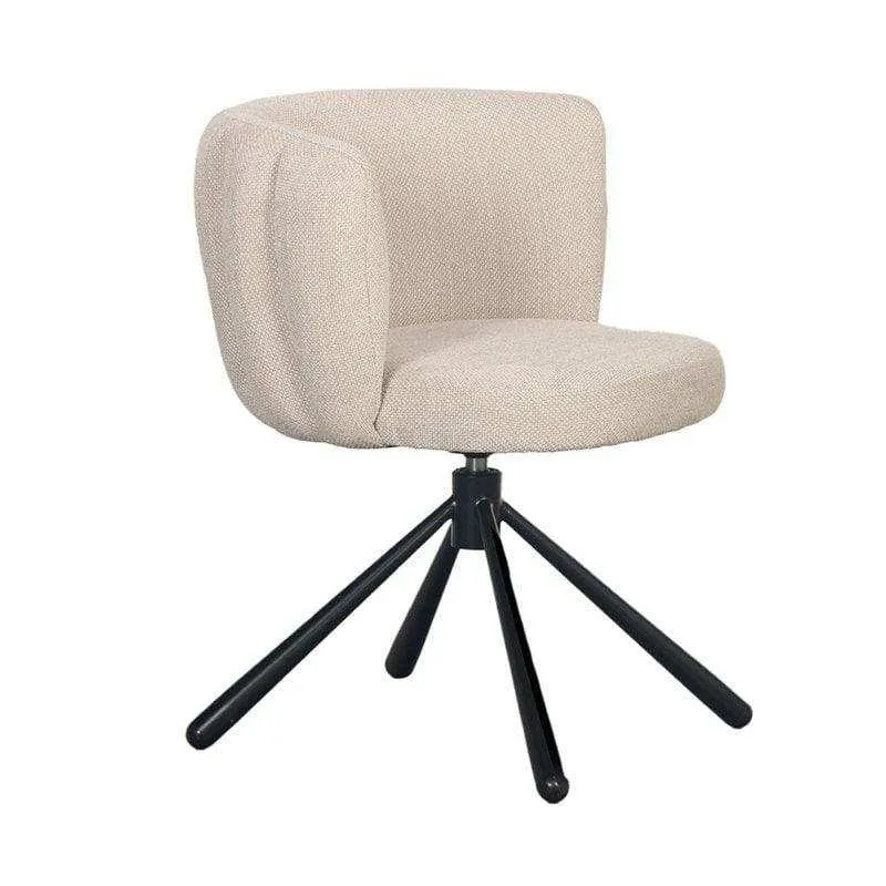 Shell draaistoel beige