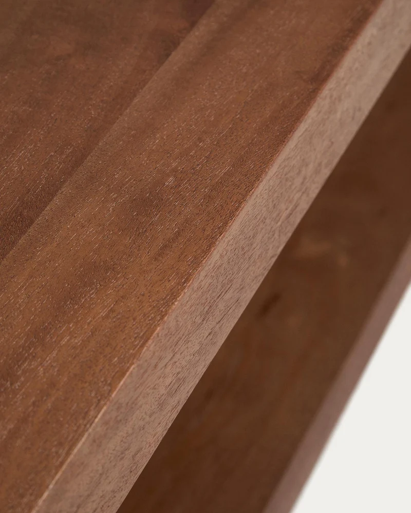 Couchtisch Norani aus massivem Akazienholz und Akazienfurnier 150 x 70 cm