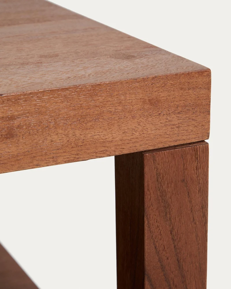 Couchtisch Norani aus massivem Akazienholz und Akazienfurnier 150 x 70 cm