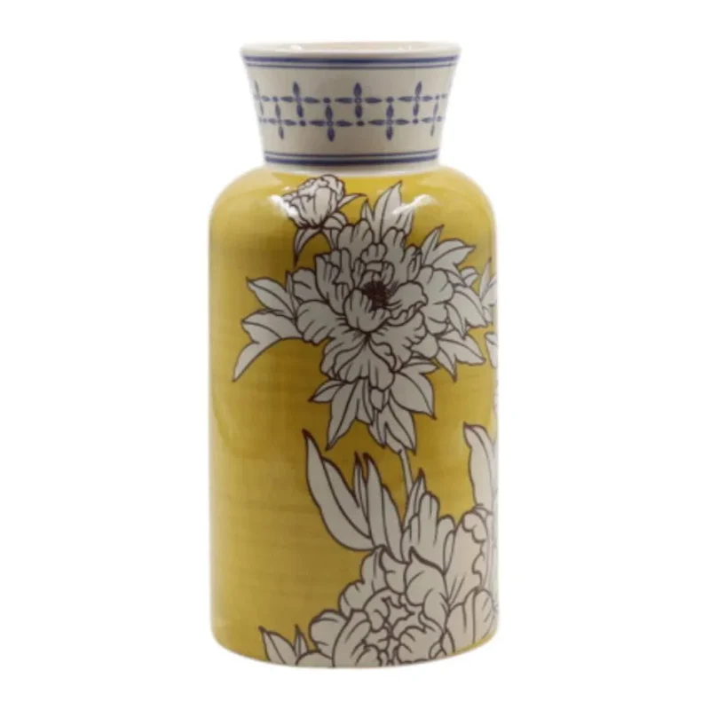 Sunshine Bloom vaas geel 24cm