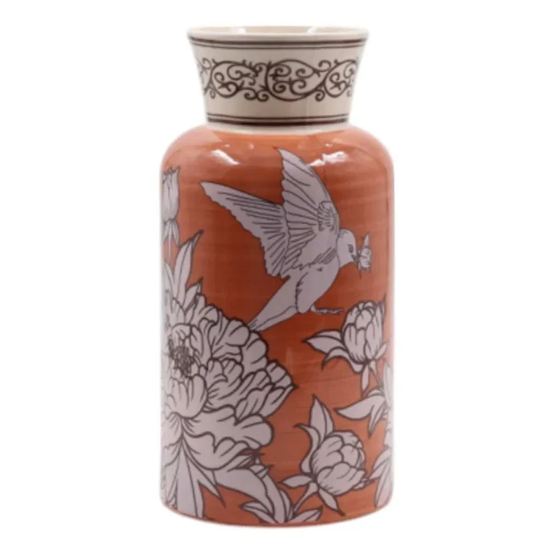 Earthy Bloom vaas bruin 24cm