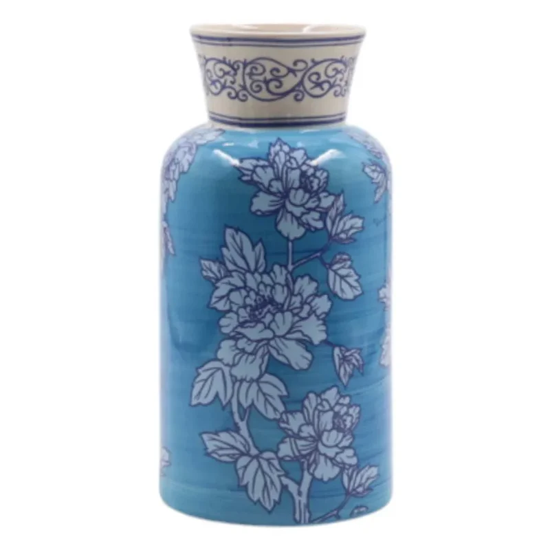 Blue Blossom vaas blauw 24cm