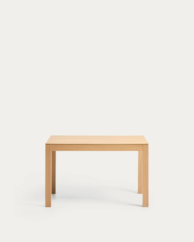 Ausziehtisch Narevi aus Eichenfurnier mit naturfarbenem Finish 130 (190) x 80 cm