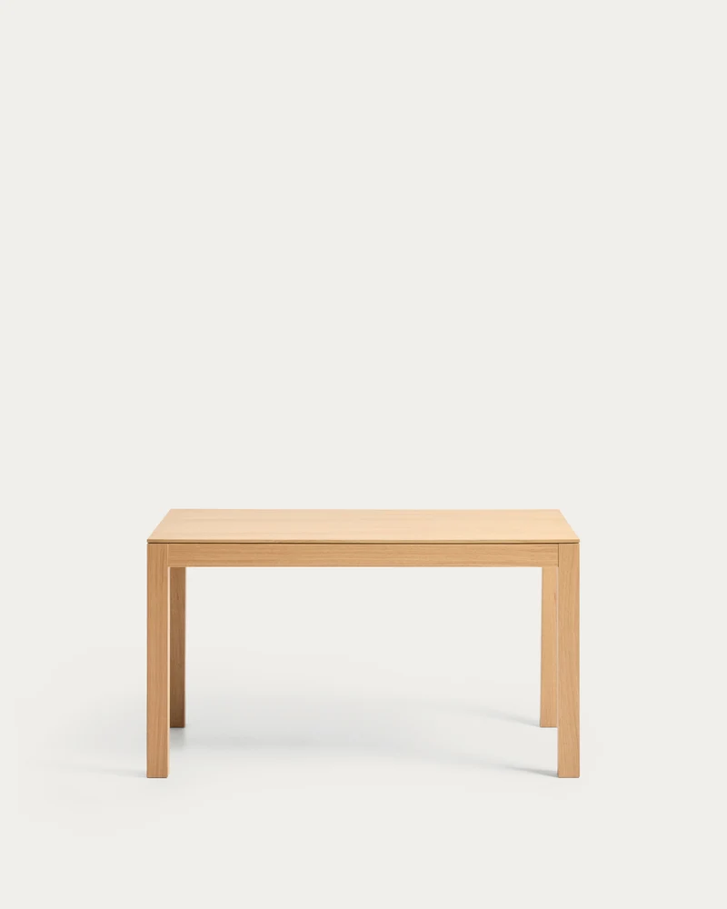 Ausziehtisch Narevi aus Eichenfurnier mit naturfarbenem Finish 170 (230) x 80 cm