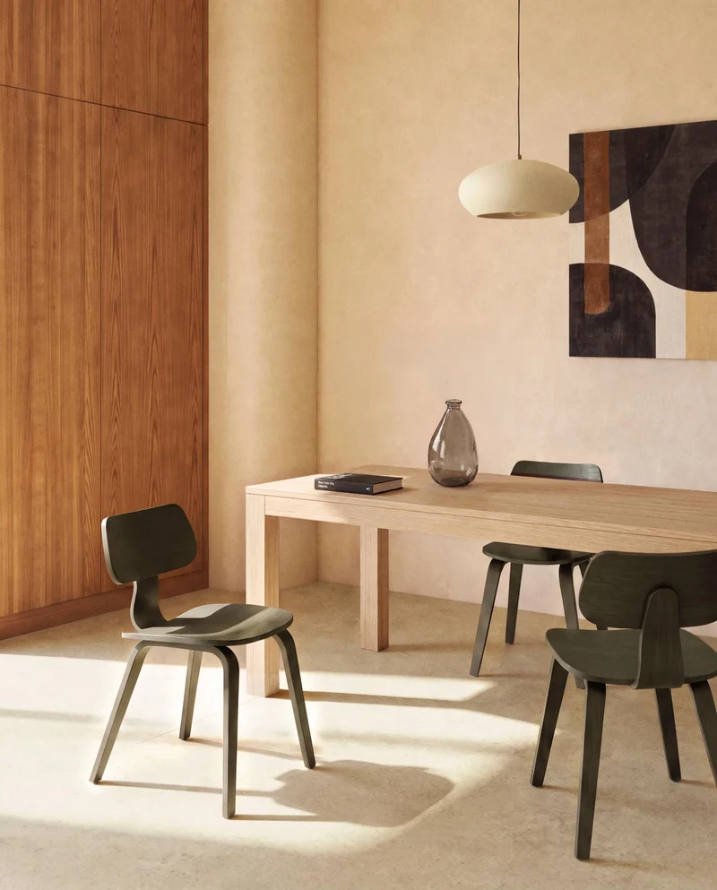 Ausziehtisch Narevi aus Eichenfurnier mit naturfarbenem Finish 170 (230) x 80 cm