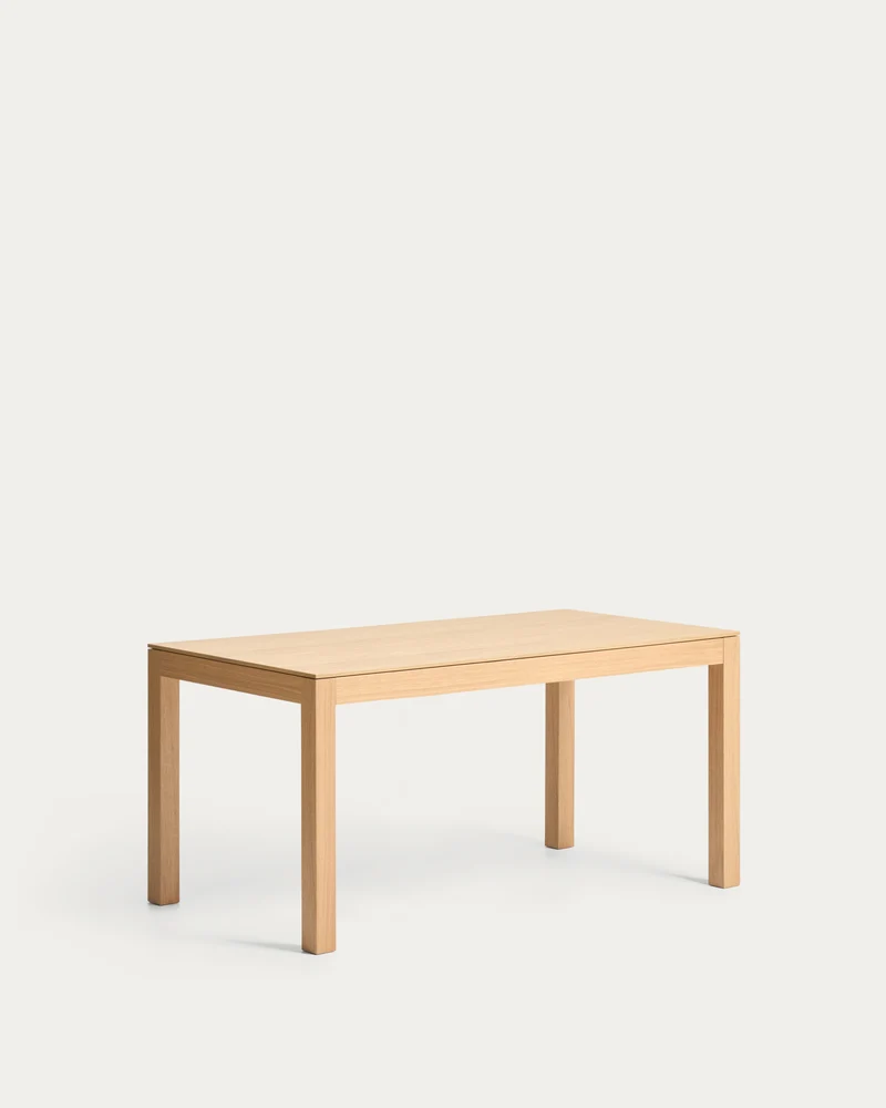 Ausziehtisch Narevi aus Eichenfurnier mit naturfarbenem Finish 170 (230) x 80 cm