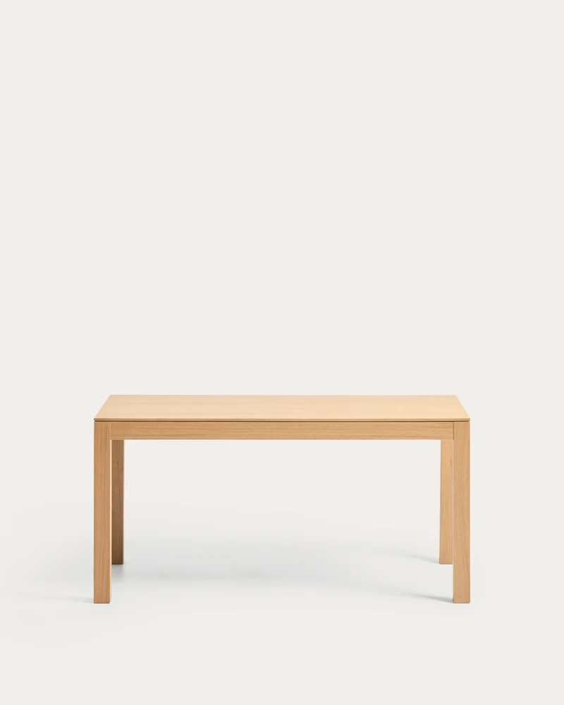 Ausziehtisch Narevi aus Eichenfurnier mit naturfarbenem Finish 210 (270) x 100 cm