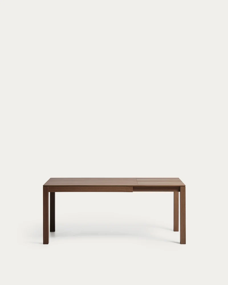 Ausziehtisch Narevi aus Eichenfurnier mit Walnuss-Finish 130 (190) x 80 cm