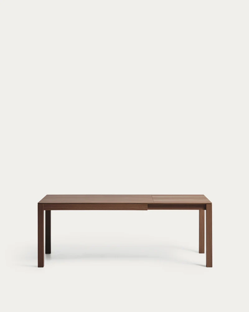 Ausziehtisch Narevi aus Eichenfurnier mit Walnuss-Finish 170 (230) x 80 cm