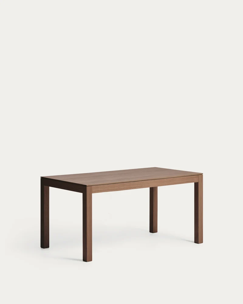 Ausziehtisch Narevi aus Eichenfurnier mit Walnuss-Finish 170 (230) x 80 cm