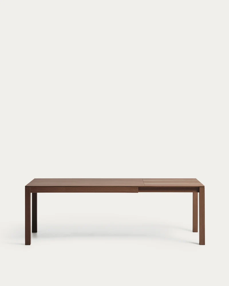 Ausziehtisch Narevi aus Eichenfurnier mit Walnuss-Finish 210 (270) x 100 cm