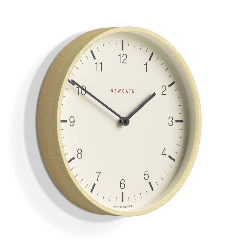Mr Clarke Arabic wandklok – licht hout – Ø 28 cm