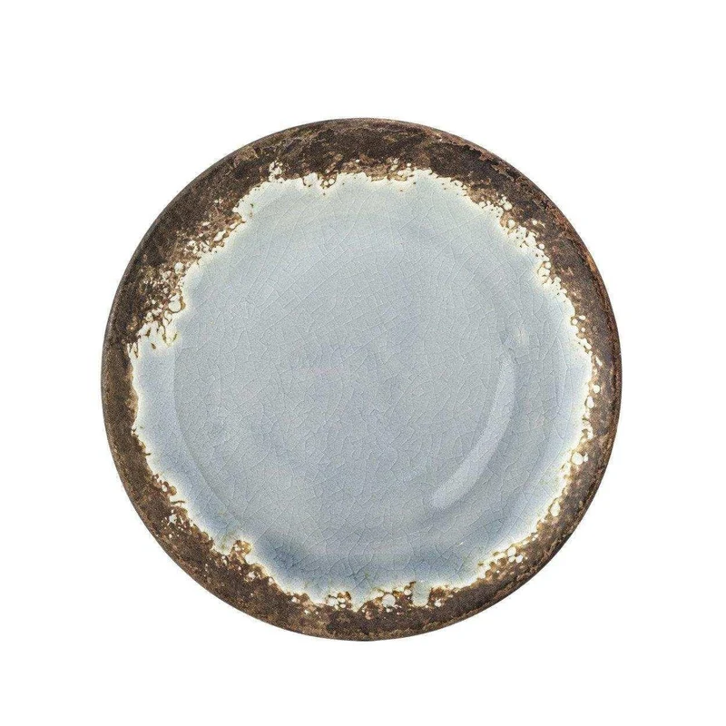 Paula bord blauw bruin 20cm