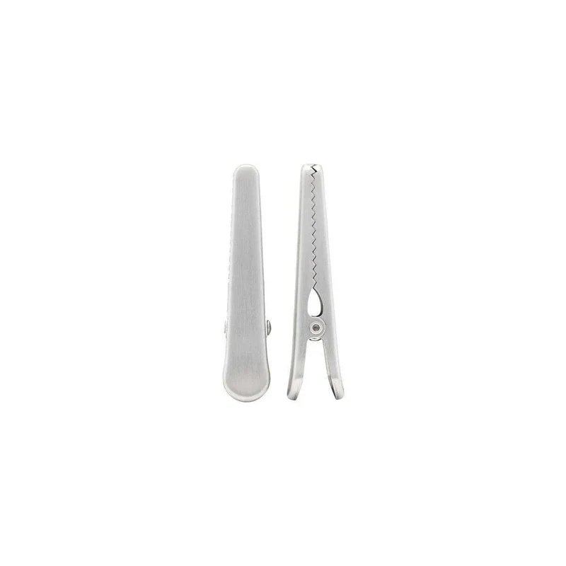 Klem zilver 8cm - 2 stuks