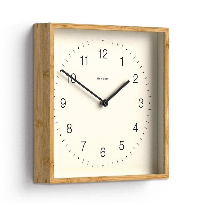 Fiji wandklok Bamboo numbers 30cm