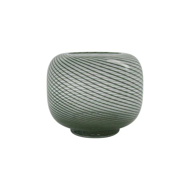 Vaas Swirl groen 23cm