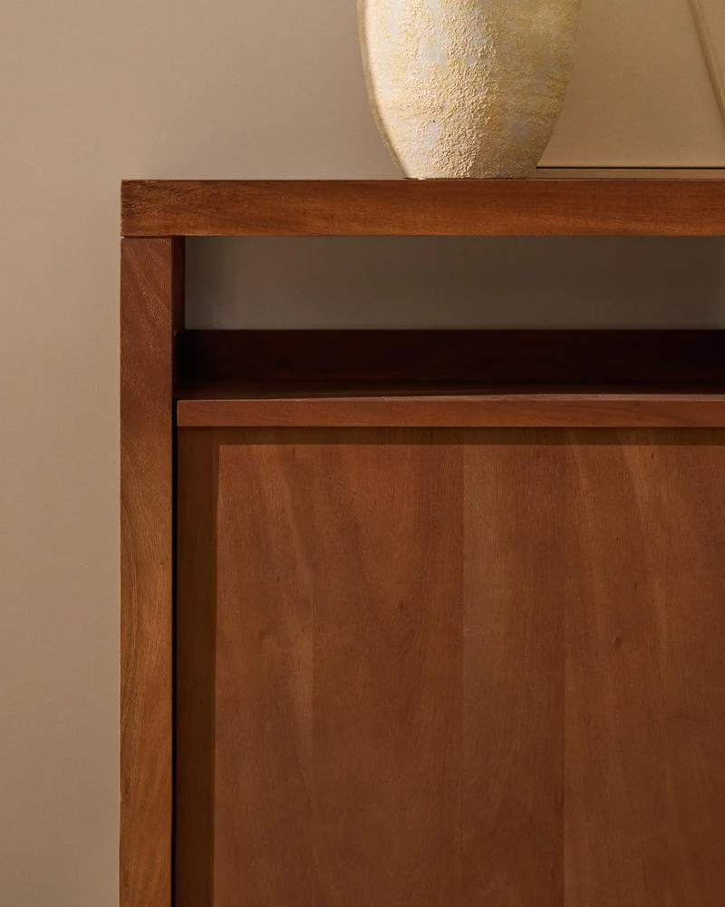 Sideboard Norani aus massivem Akazienholz und Akazienfurnier 180 x 85 cm