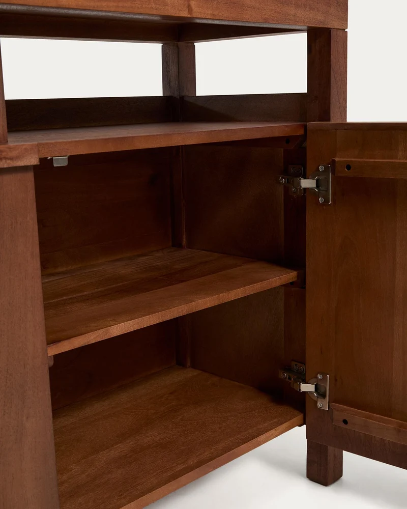 Sideboard Norani aus massivem Akazienholz und Akazienfurnier 180 x 85 cm