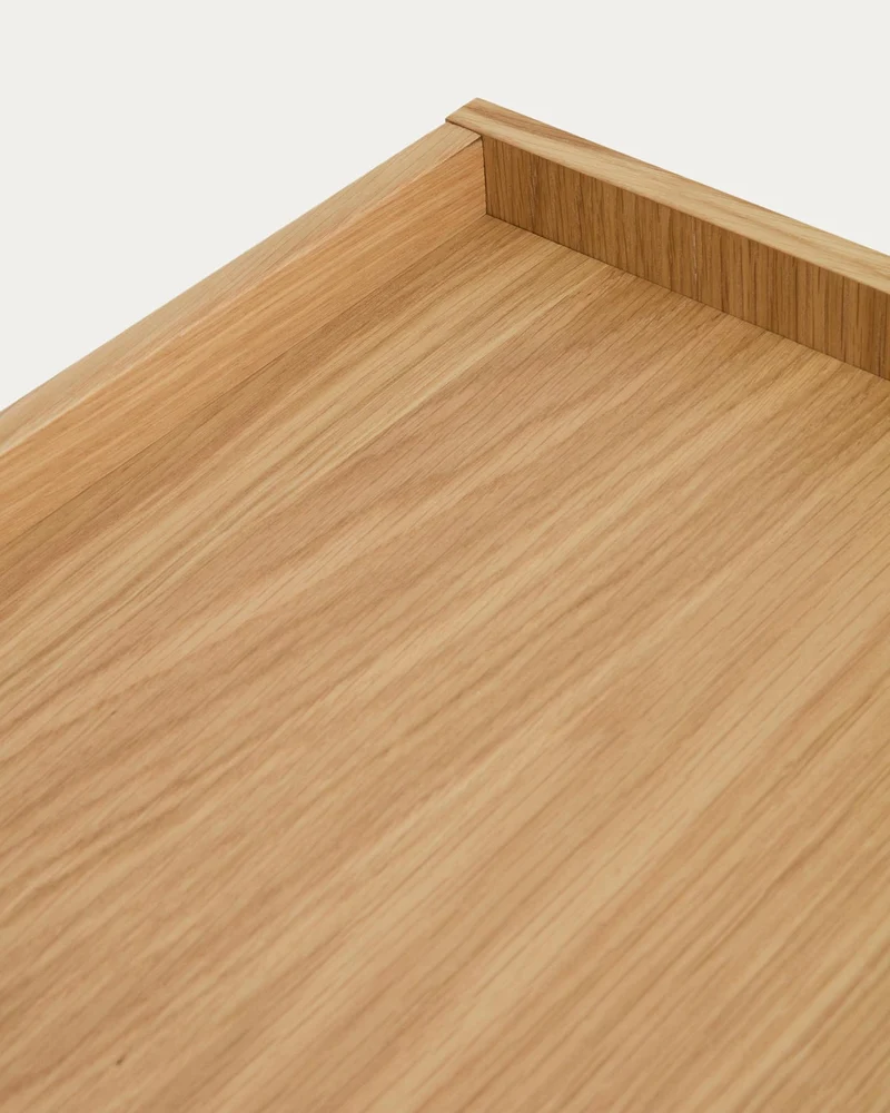 Sideboard Onix aus Eichenfurnier mit Naturton-Finish 150 x 80 cm FSC Mix Credit