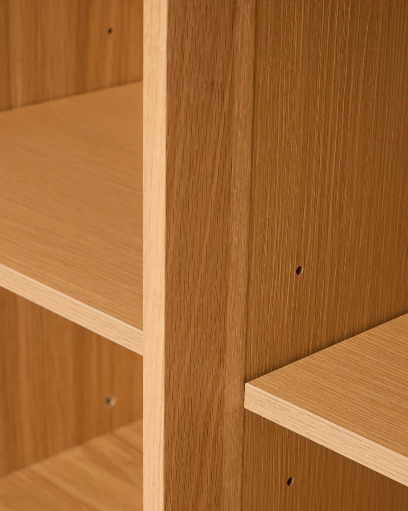 Sideboard Onix aus Eichenfurnier mit Naturton-Finish 150 x 80 cm FSC Mix Credit