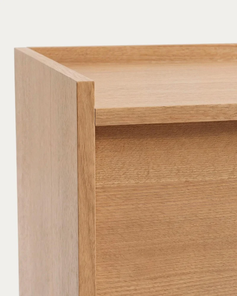 Sideboard Onix aus Eichenfurnier mit Naturton-Finish 200 x 80 cm FSC Mix Credit