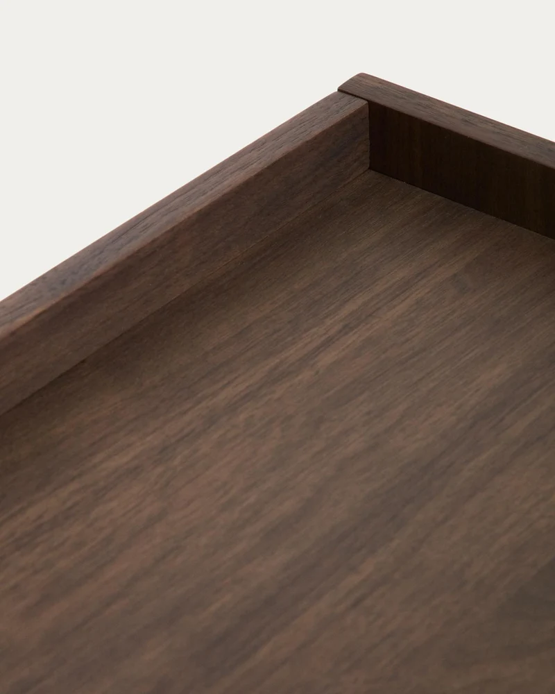 Sideboard Onix aus Walnussfurnier mit dunklem Finish 150 x 80 cm FSC Mix Credit