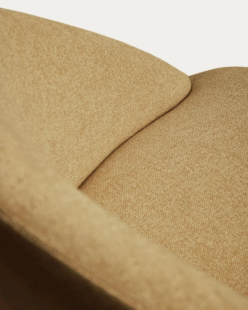 Stuhl Bonali mit senfgelber Chenille und Beinen aus senfgelbem Metall, FSC Mix Credit
