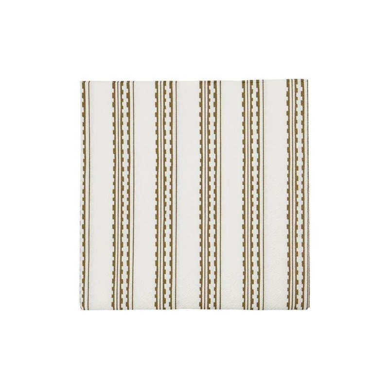 Servetten Trace bruin - 40 stuks