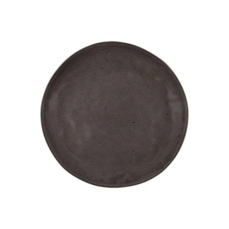 Dinerbord Rustic donker grijs 27cm