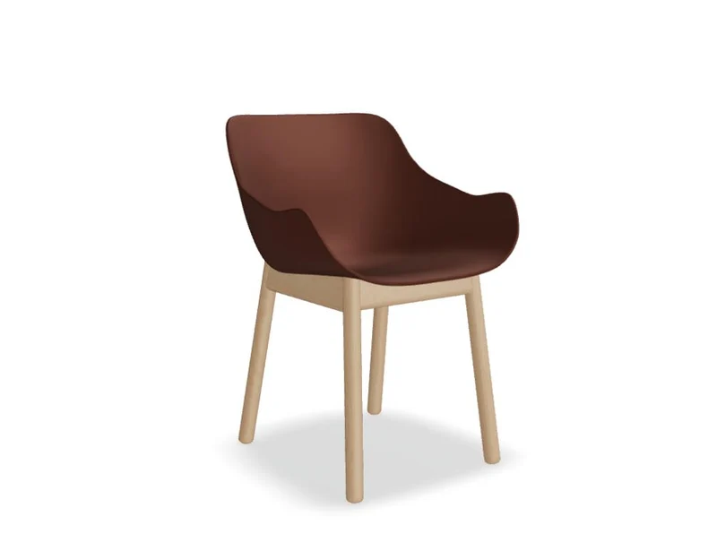Baltic Basic BL1P14 - Stuhl mit holzbasis
