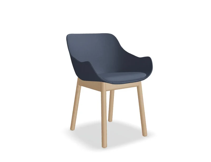Baltic Classic BL4P14 - Stuhl mit holzbasis