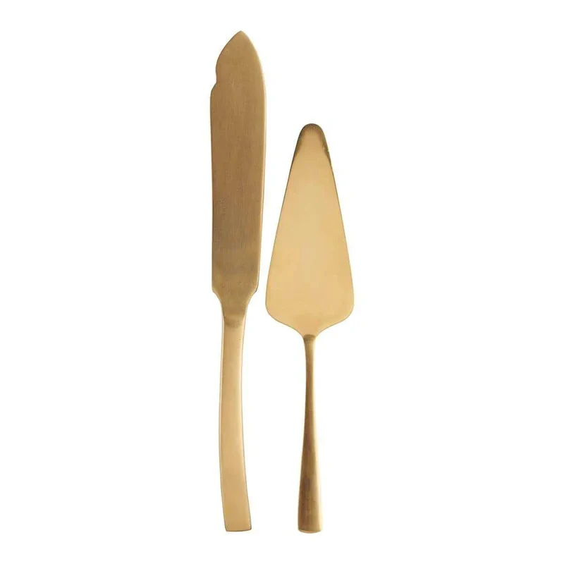 Taartschep set Golden - set van 2