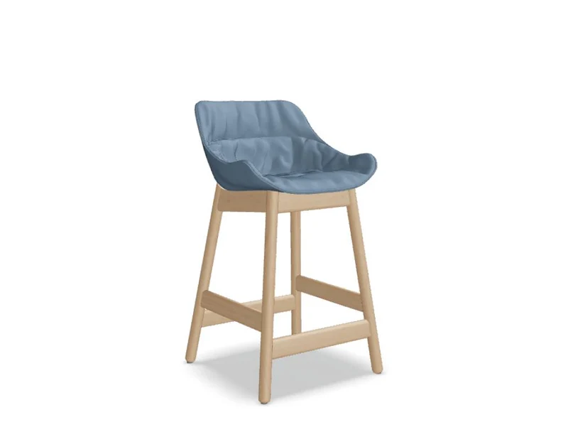 Baltic Soft Duo BL5P26H - Barhocker mit Holzbasis