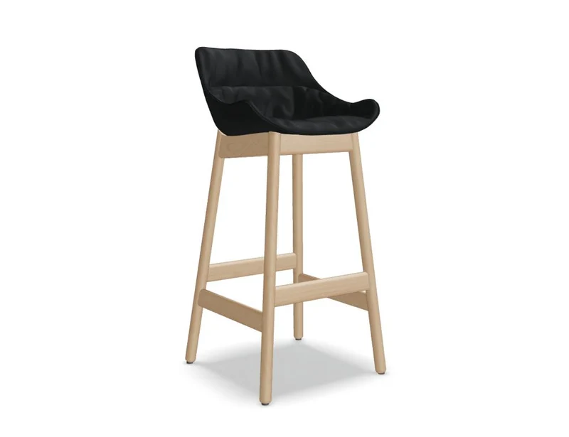 Baltic Soft Duo BL5P27H - Barhocker mit Holzbasis