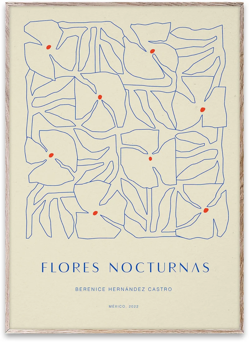 Flores Nocturnas 01 Kunstdruck