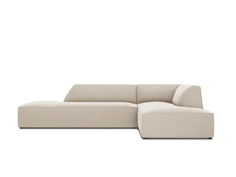 Ruby Velour modulares Ecksofa Open end rechts 4 Sitzer