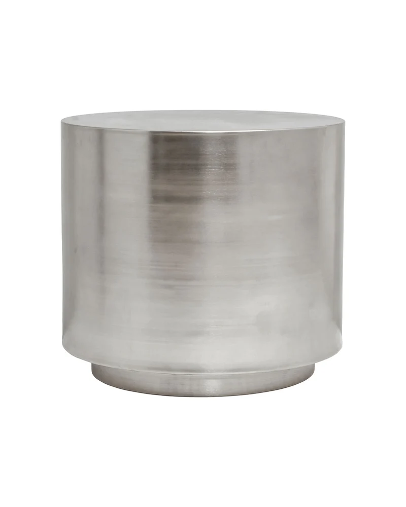 Beistelltisch, HDStep, Gebürstetes Silber-Finish