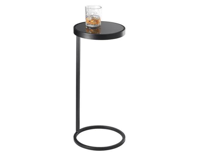 PHILIPPI Beistelltisch Lupo schwarz ø 27x61 cm