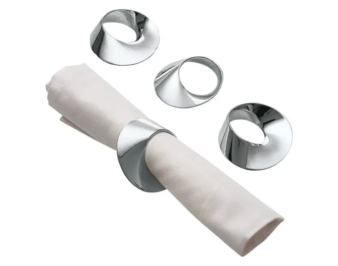 PHILIPPI Serviettenringe Swirl ø 6 cm 4tlg.