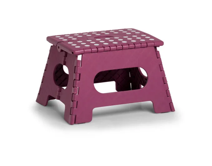 ZELLER Klapphocker Kunststoff beere 35x28x22 cm