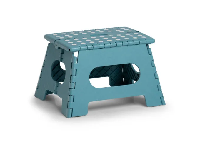 ZELLER Klapphocker Kunststoff eisblau 35x28x22 cm