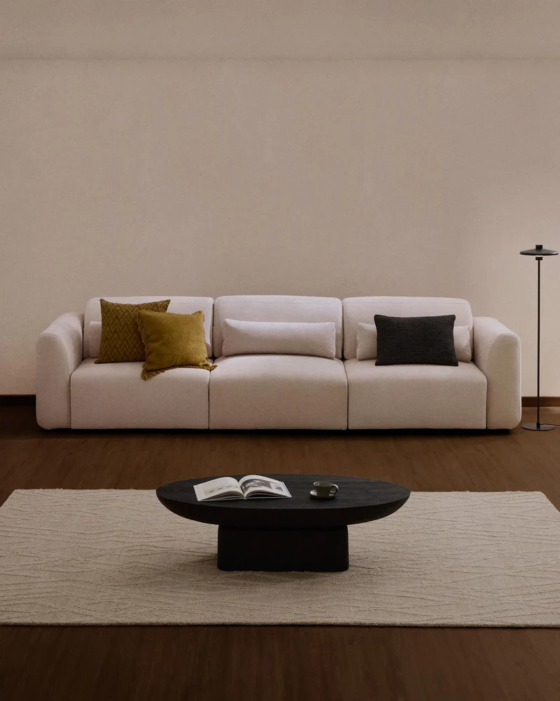 5-Sitzer-Sofa Lares mit elektrisch ausfahrbaren Sitzen und verstellbarer Kopfstütze in bei