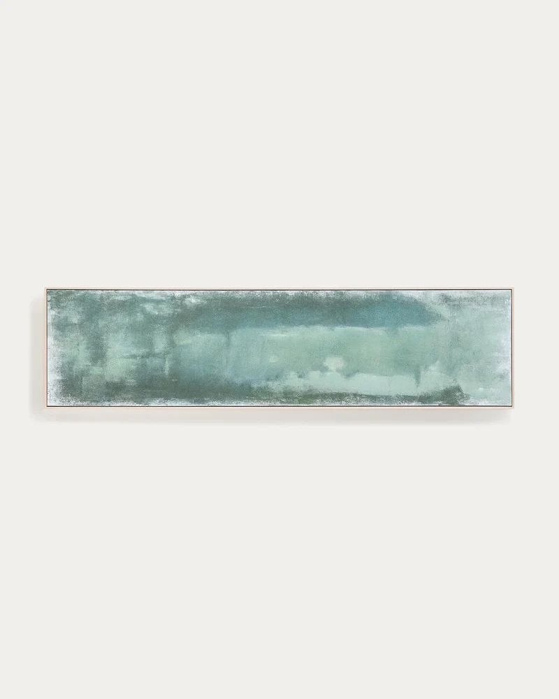 Abstraktes Bild Selnar, Grün, 182 x 47 cm