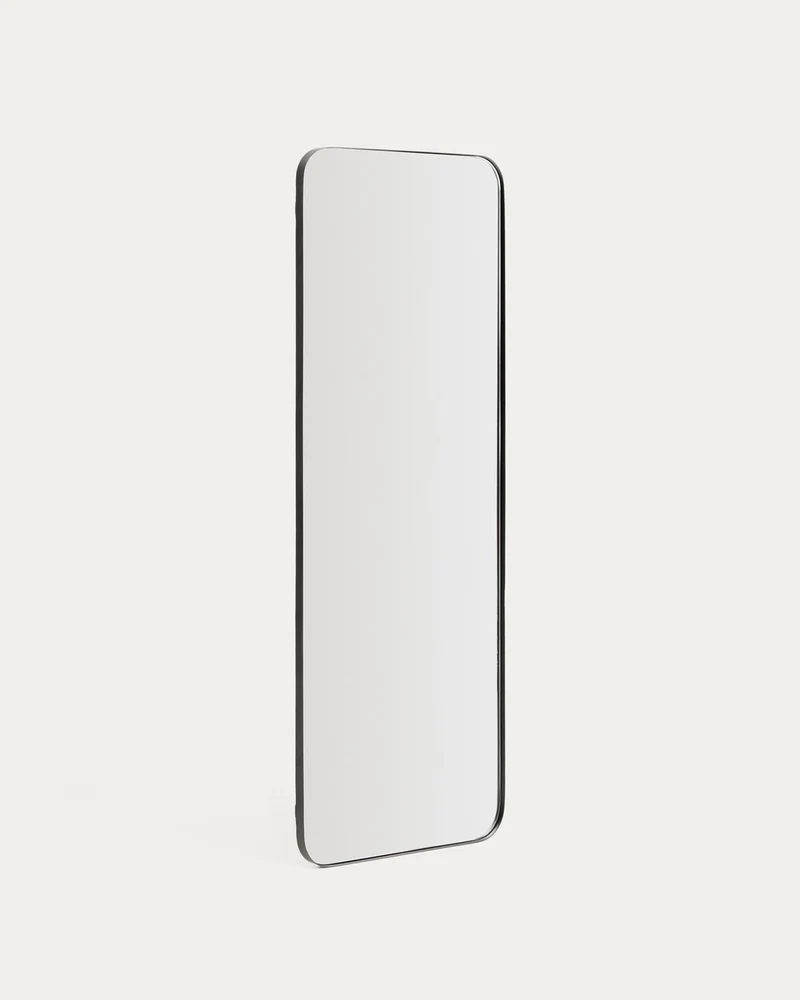 Spiegel Marco mit schwarzem Metall, 30 x 100 cm