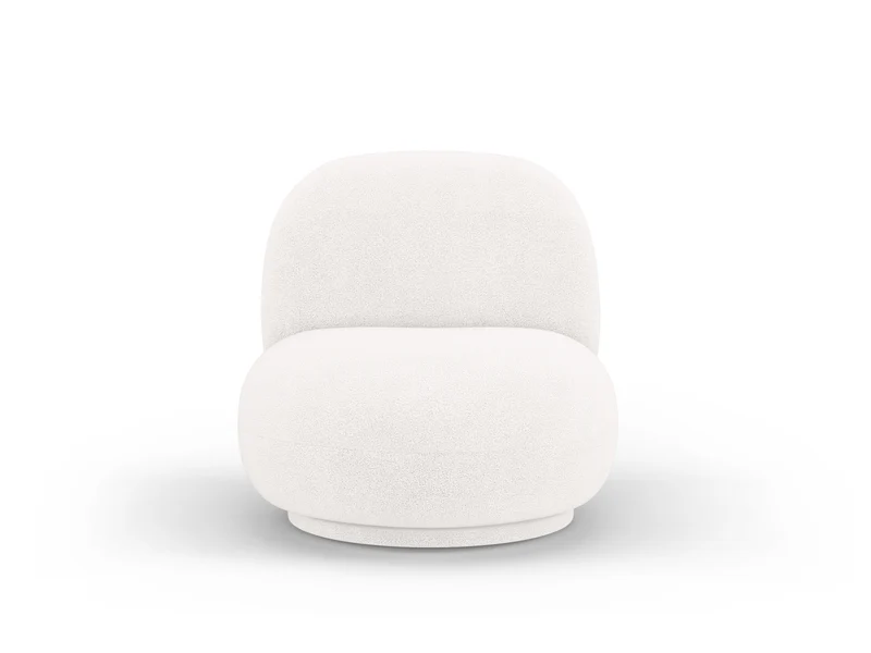 Chuck Swivel Boucle Armchair 1 Sitzer