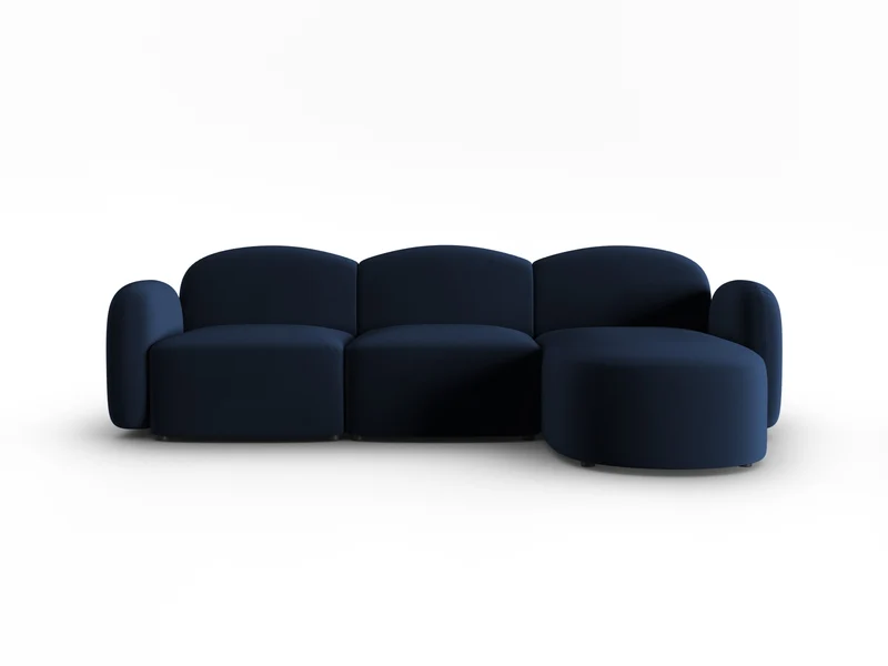 Blair Velour Ecksofa rechts 4 Sitzer