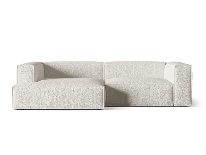 Nuria Boucle Modular Ecksofa links 4 Sitzer