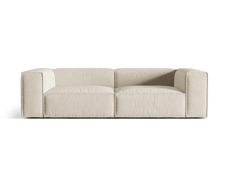 Nuria Velour Sofa 4 Sitzer